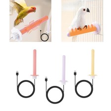 Heated Bird Perch Bird Cage Heater Station Pole Exercise Toys 5V USB Bird Warmer