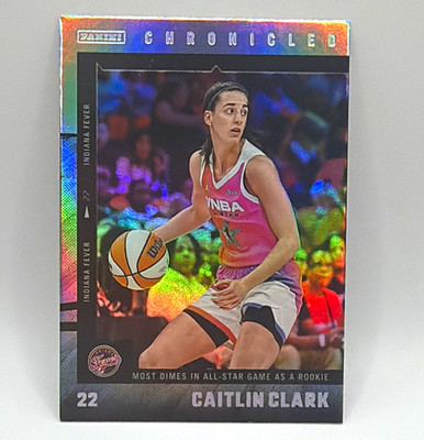 2025 Panini Caitlin Clark Foil Holo Chronicled WNBA Caitlin Clark Rookie #7