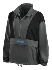 ERIN ANDREWS Womens Gray Zippered Pocketed Popover Packable Logo Jacket XL