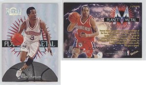 1997-98 Metal Universe Planet Metal Allen Iverson #2PM HOF