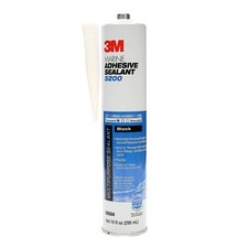 3M Marine Adhesive Sealant 5200 Black, 06504, 1/10 gal