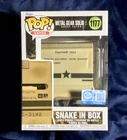 Funko Pop! Metal Gear Solid 1177 Snake In Box GameStop Exclusive + Protector