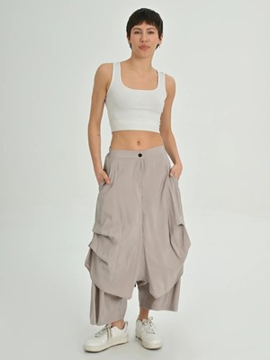 Haremshose von Les Mios aus Baumwolle, 7006, Beige, Schick, Modern, Bequem, S...
