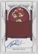 2024 Panini National Treasures Collegiate 12/99 Brenden Rice #46 Auto 1rb8