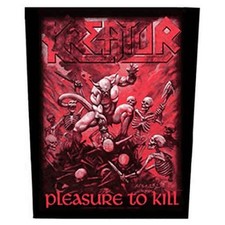 Kreator Backpatch Rückenaufnäher · Pleasure To Kill · Offizieller Band Merch