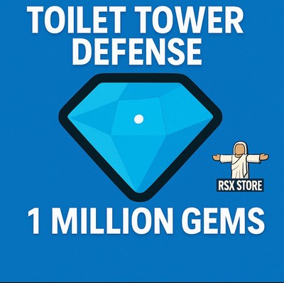 1M Gems for Toilet Tower Defense (TTD) | Fast Delivery & Best Prices  