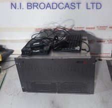 Riedel Artist 128 intercom mainframe with AOI, coax, AES, CPU, GPI cards etc 