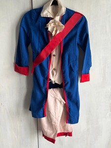 2 x Vintage Antique Alexander Hamilton Colonial Patriot Soldier Costumes Youth M