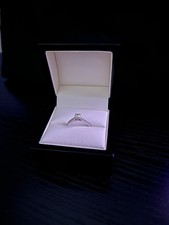18ct White Gold & Diamond Solitaire Engagement Ring 0.50cts Total Size L