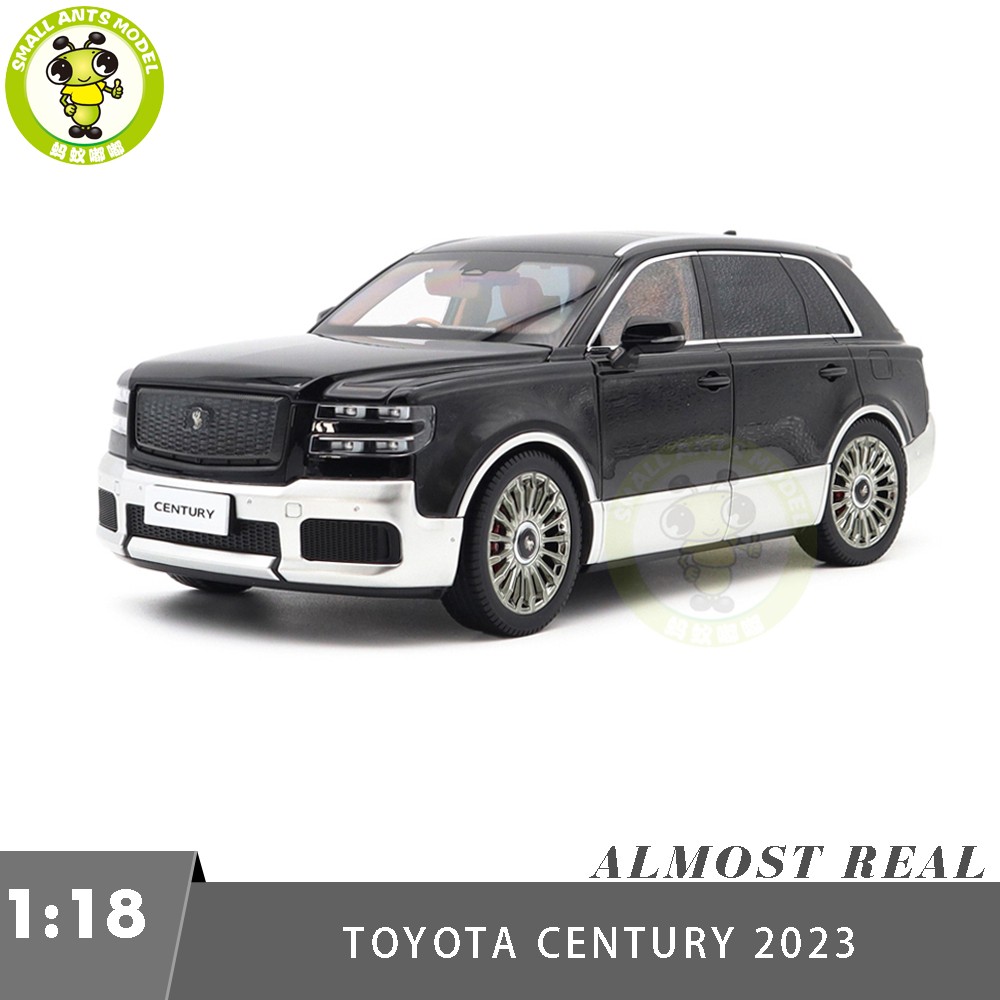 1/18 Toyota Century 2023 Almost Real 870220 Black Silver RHD