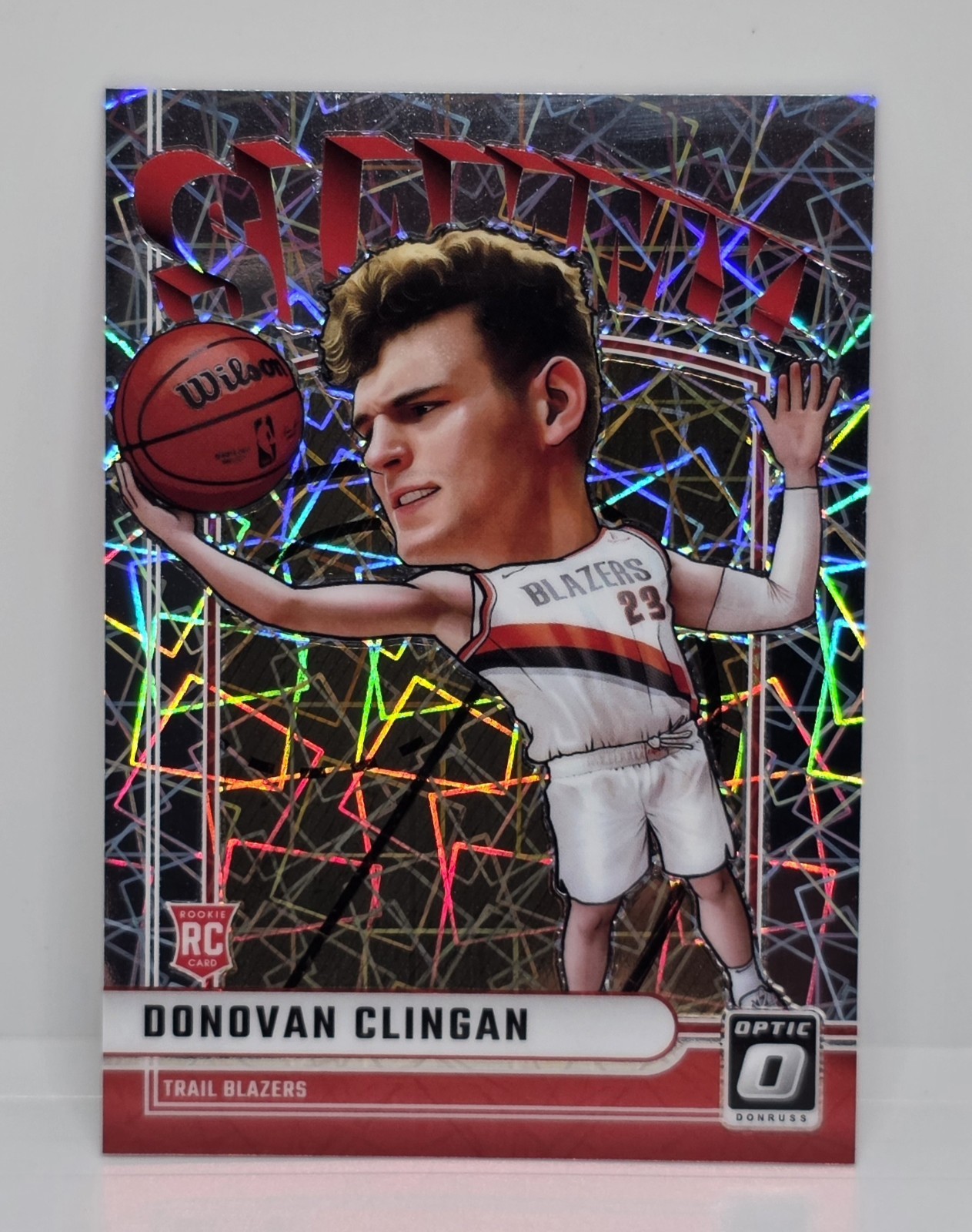 2024-25 Donruss Optic Slammy! Donovan Clingan Rookie RC SSP Case Hit 🔥 