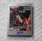 Michael Jordan Silver Season Equal Card Lot Chicago Bulls NBA 1990-91 25th Anniv