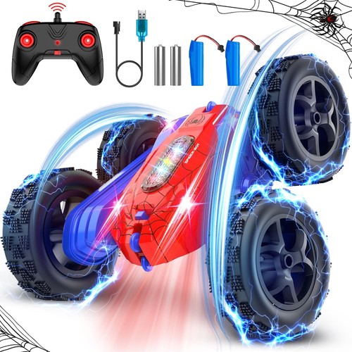 Remote Control Car, Double-Sided 360 ° Flipping Rotating RC Car, RC Stunt Car...
