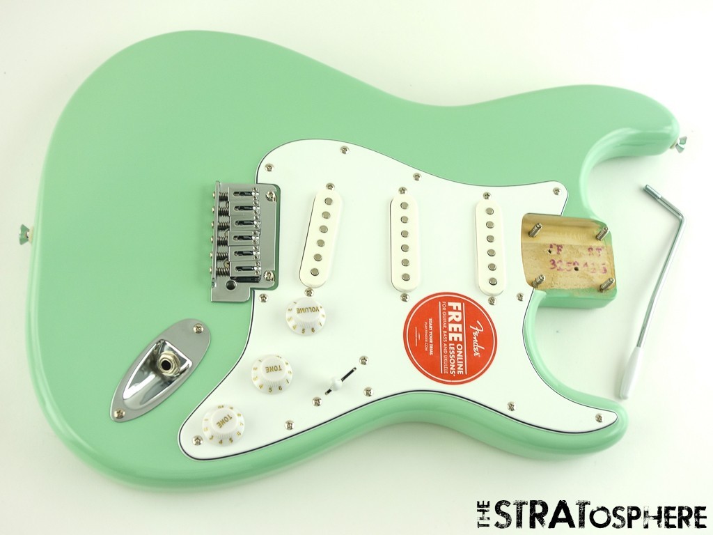 Fender Squier Affinity Series Stratocaster Strat LOADED BODY, Surf