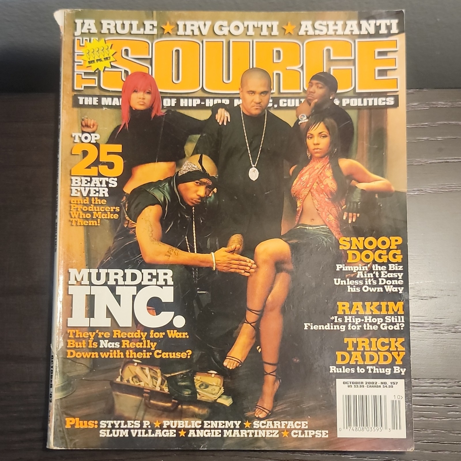 The Source Magazine October 2002 Issue 157 Hip Hop Music André Leroy Davis