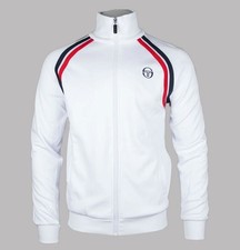 Sergio Tacchini Ghibli Tracktop,White/Navy/Red  Mens Uk S - XXL