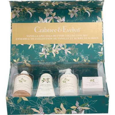Crabtree & Evelyn Vanille Sheabutter Geschenkset   Boxed, Feuchtigkeitspflege