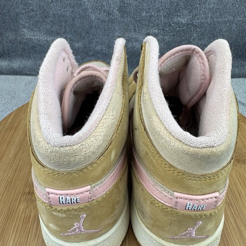Nike Air Jordan 1 Hare Shoes Girls Size 6Y Wheat Lola Bunny Basketball Sneakers - Picture 11 of 11
