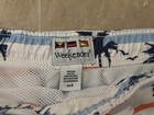 Weekender Men's Swim Trunks Palm Tree Print Drawstring Size L Blue Orange White — photo 3
