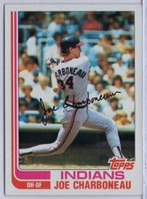 1982 Topps #630 Joe Charboneau in EXMT Condition Indians