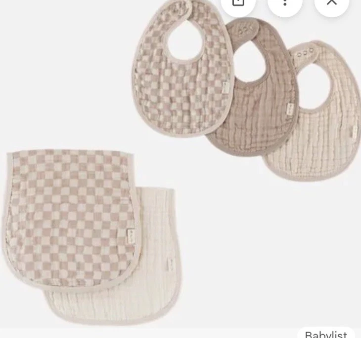 Itzy Ritzy Feeding Bundle Bibs & Burp Cloth Check Yes
Opens in a new window or tab