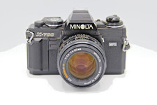 VTG Minolta X-700 SLR MPS Camera Bundle 3 Lenses (28mm,  50mm, 75-200mm) + more!