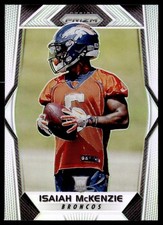 2017 Panini Prizm Silver Prizm Isaiah McKenzie Rookie Denver Broncos #248