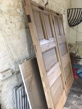 2 Matching Hardwood Internal Doors
