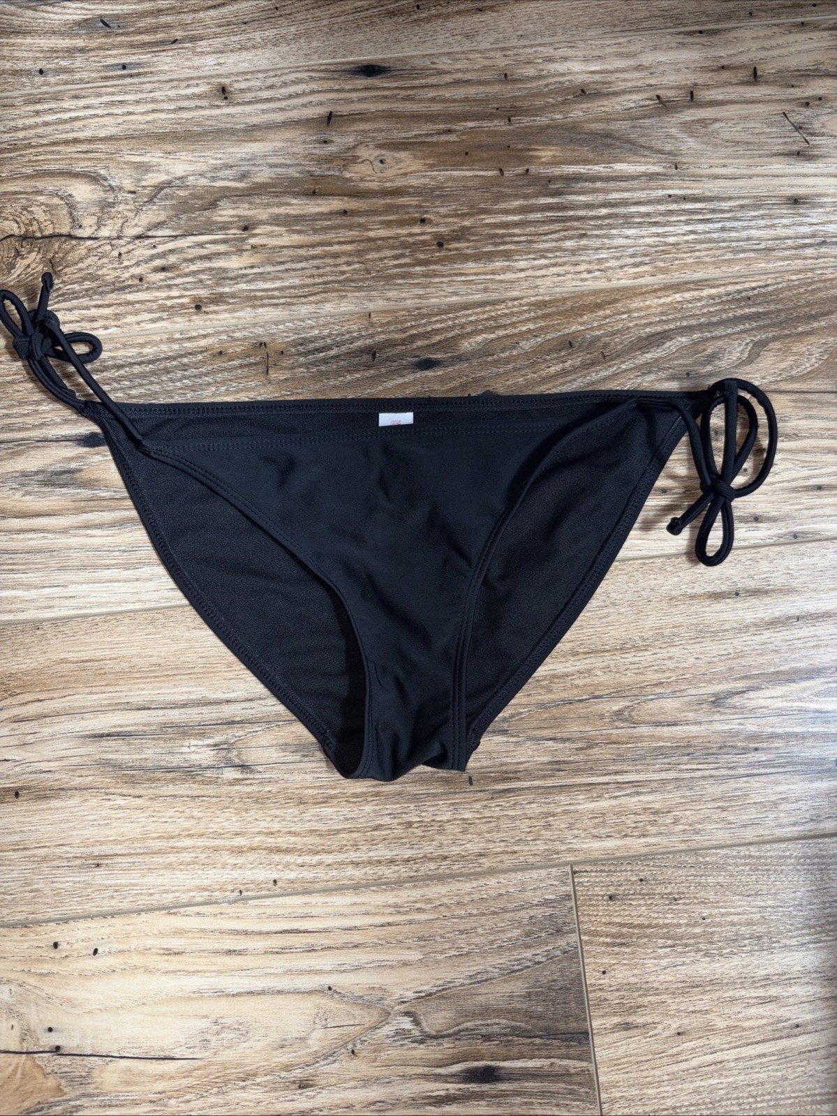 No Boundaries Black Side Tie Bikini Bottoms Size Small