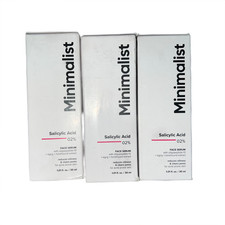 3x Minimalist 2 Salicylic Acid Face Serum Acne Pores 1.01 fl oz 10/26 Exp