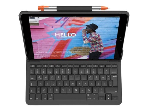 Logitech Slim Folio - Tablettoetsenbord - Geschikt voor iPad (10 gen) - UK Qwert - Afbeelding 6 van 7