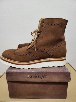 Berwick 1707 Herrenschuhe leicht 25,5 cm Made in Spain Neu