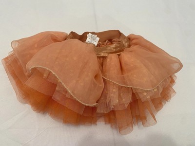 Kids Baby Orange Tutu Skirt Girls Size 0-12 Months First Birthday