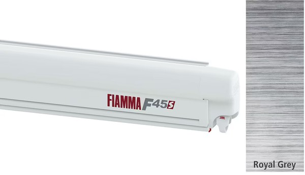 Fiamma F45S 450 Markise Weiß, 450Cm, Royal Grey-image
