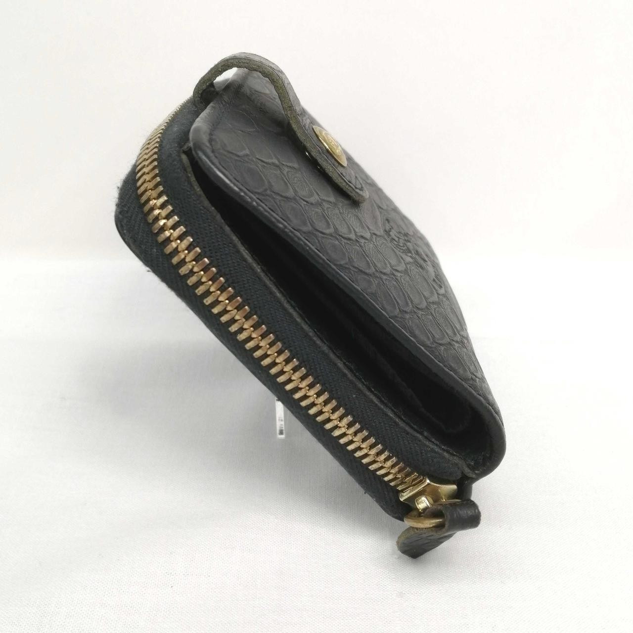 Python embossed two fold wallet Model 54222311041… - image 3