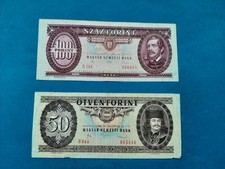 1 x 50+100 Forint Ungarn / Geldschein Banknote von 1986/92 *&deg;&deg;*