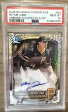 2025 Bowman Chrome - Mega Box Chrome Prospect Mojo Autographs Mitch Jebb #BMA-MJ