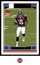 2006 Topps #385 Brandon Marshall Rookie Card. rookie card picture