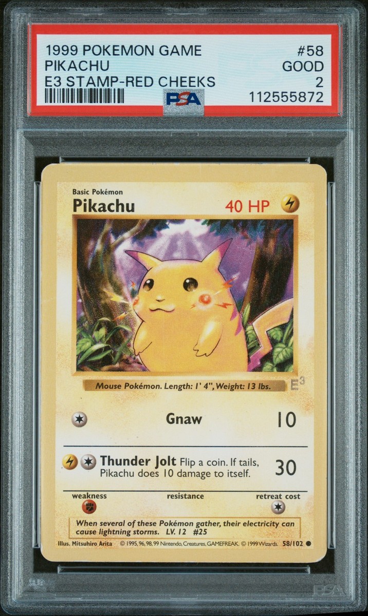 ［未開封］ピカチュウ E3 Stamp Red Cheeks Pikachu Pikachu - ( Stamped with Red Cheeks) 058/102 Miscellaneous