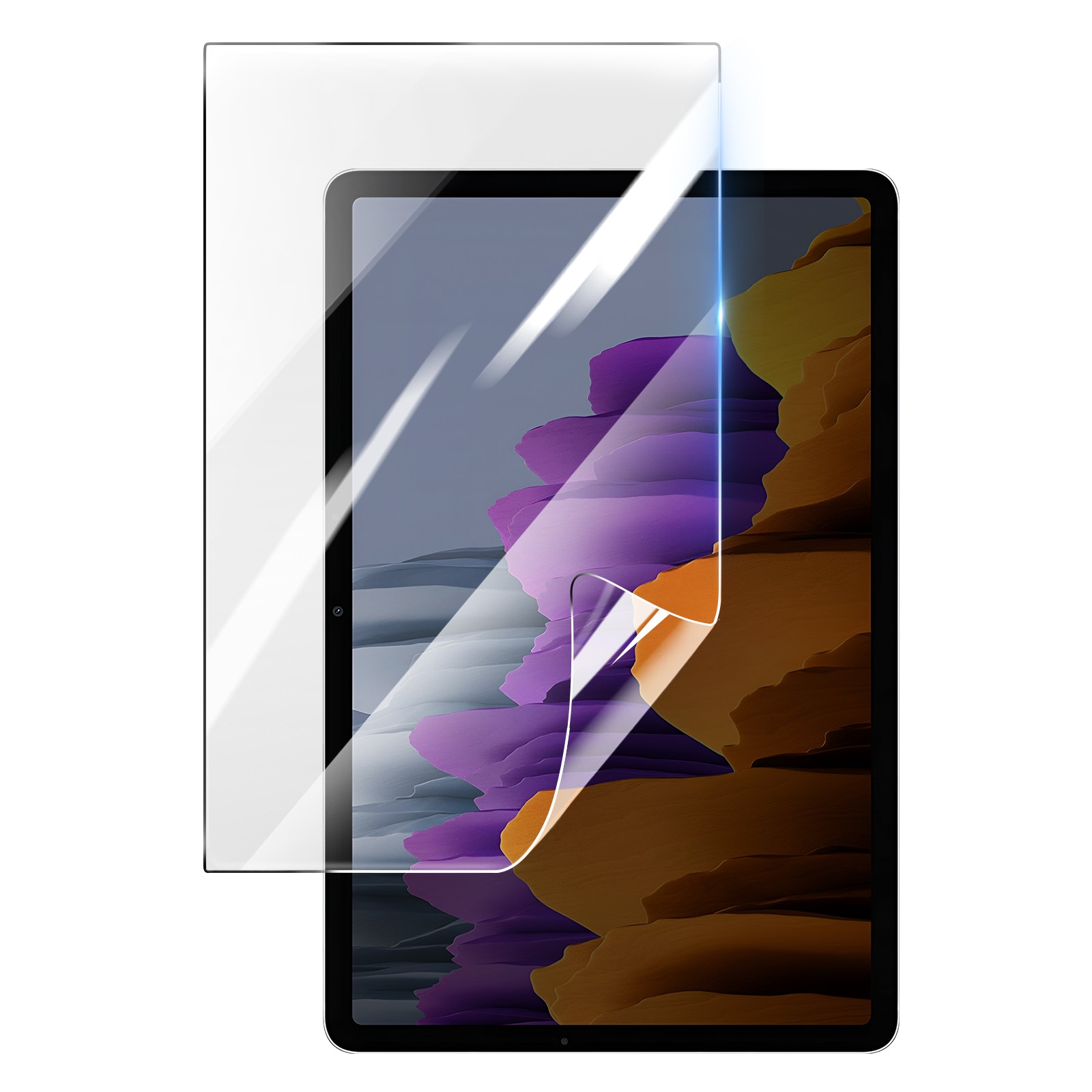 Protection écran hydrogel antichoc pour Galaxy Tab S7 11.0 en silicone souple transparent