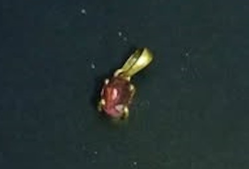 amathist pendent 9 crt gold