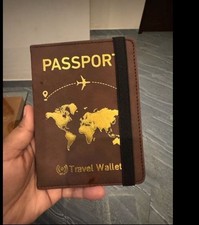 Travel Passport Cover Holder Wallet for Credit Card Boarding Pass Ticket Gift
