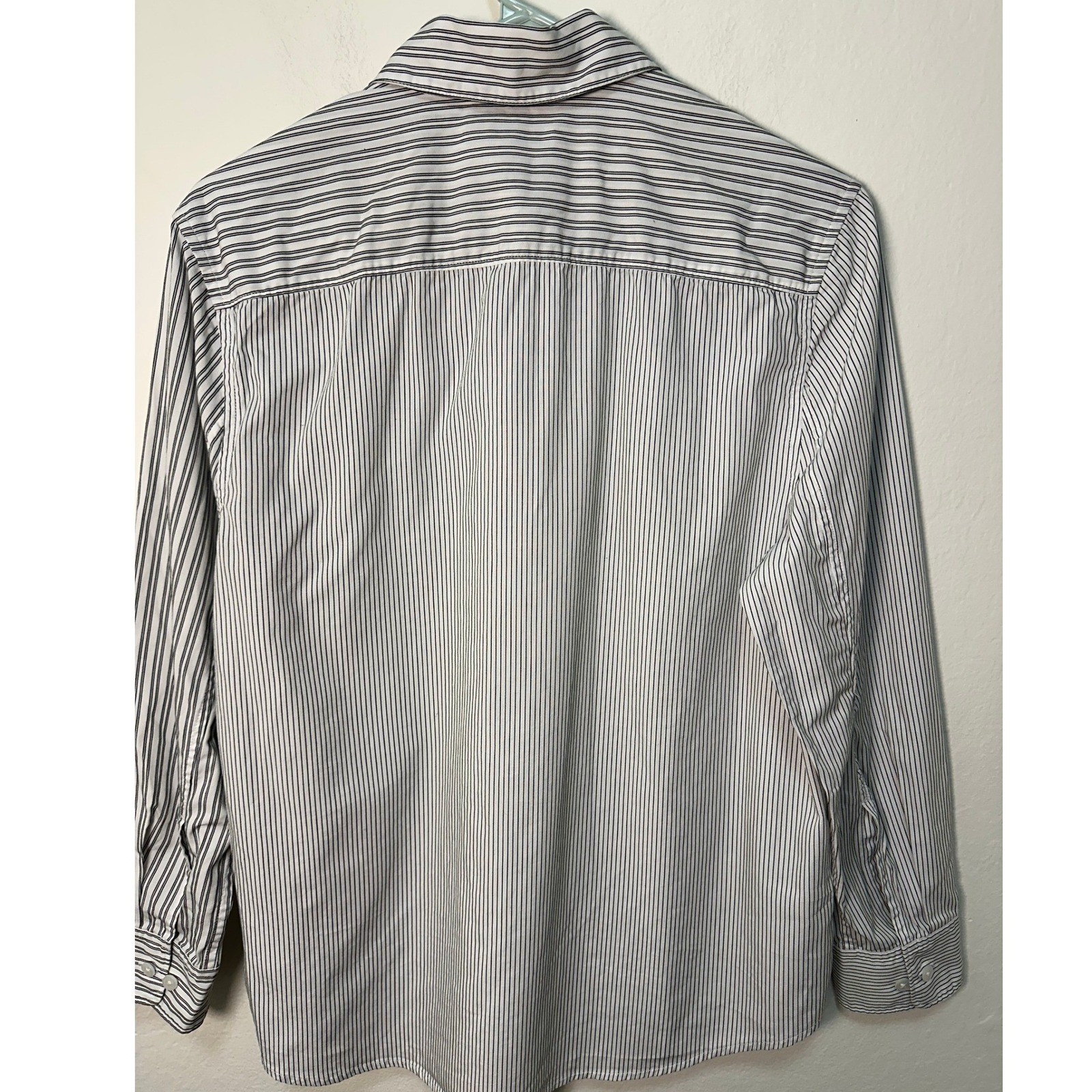 Madewell Two Pattern Striped Button Down Shirt Fi… - image 7