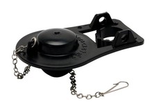 Fluidmaster 503 Black Universal Toilet Flapper 2.72 L x 6.12 H x 6.12 W in.