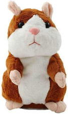 Bestland Plush Interactive Toys PRO Talking Hamster Repeats What You Say Electro