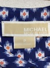 Michael Michael Kors Women's Navy Geometric Ikat Print Sleeveless Romper Sz P — photo 3