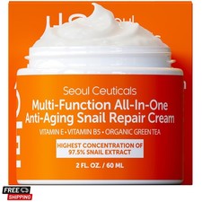 Snail Mucin Moisturizer 97.5 - Korean Skin Care Snail Repair Cream - Day N...