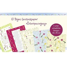 10er-Set Geschenkpapier »Osterspaziergang«