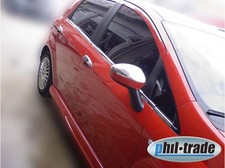 Edelstahl Chrom Spiegelkappen Set passend für Fiat Grande Punto EVO und Linea