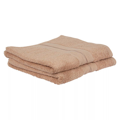 Gold Coast 2-Piece Ultra Plush Cotton Bath Towel Set in Blush Pink